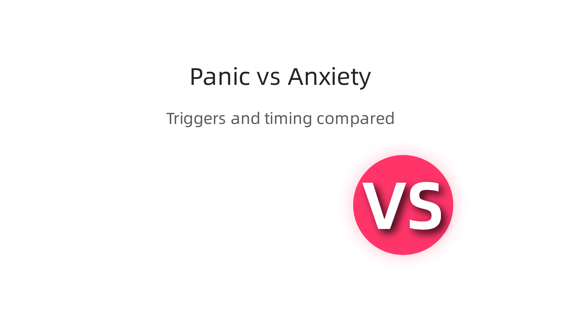 While not formal diagnoses, understanding the common distinctions between panic attacks and anxiety attacks helps in recognizing experiences.
