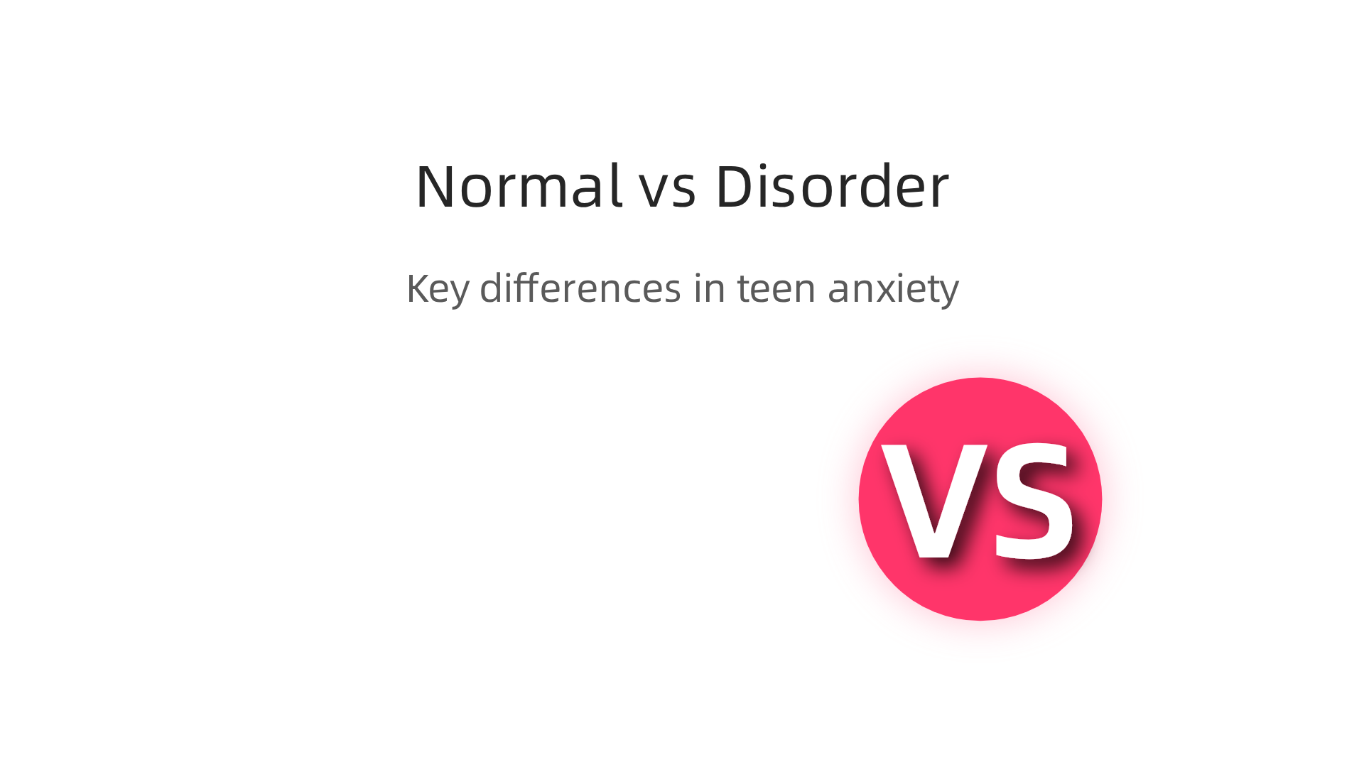 An infographic comparing the characteristics of normal worry (temporary, fades) with an anxiety disorder (persistent, takes over life), highlighting key differences.