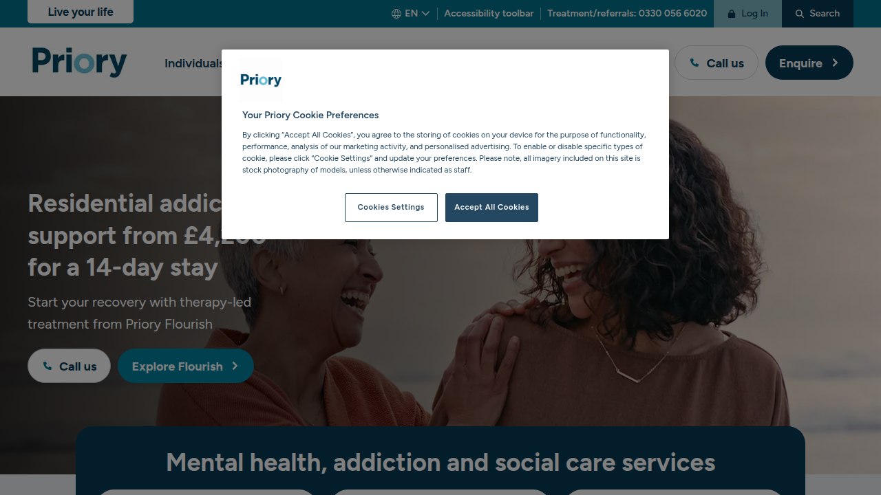 The Priory Group provides information on long-term effects of ketamine and mental health care.