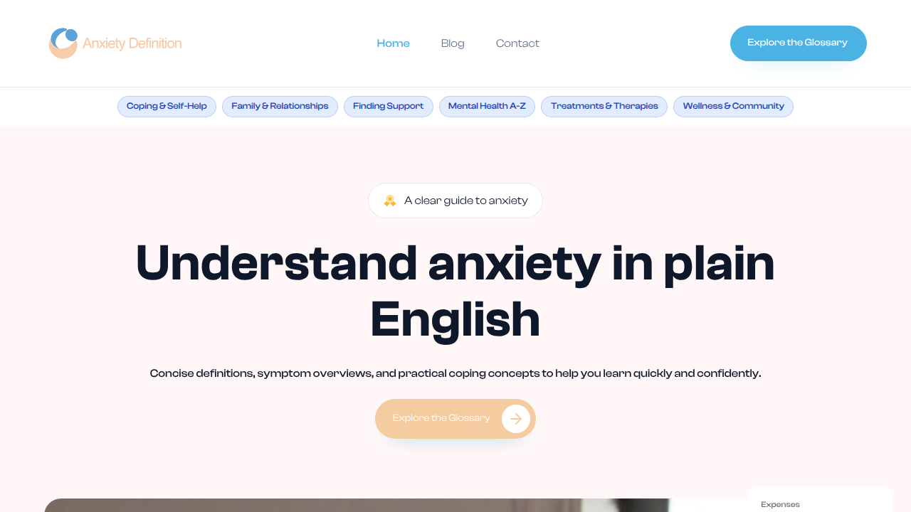 AnxietyDefinition.com offers comprehensive guides on recognizing anxiety symptoms and coping skills.
