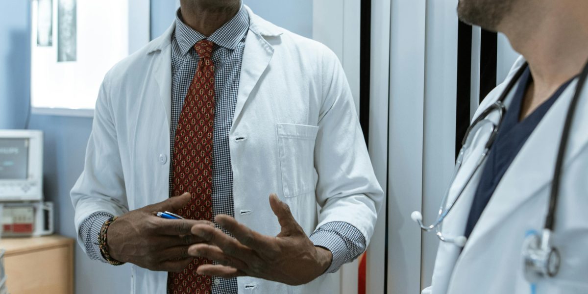 A doctor and patient collaboratively discussing and personalizing a treatment plan for bipolar disorder.