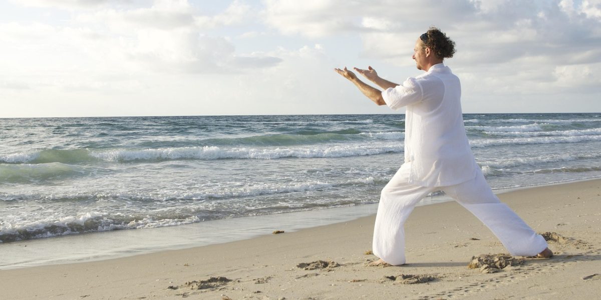 A person practicing deep breathing exercises, a common self-help technique for managing anxiety and phobias.