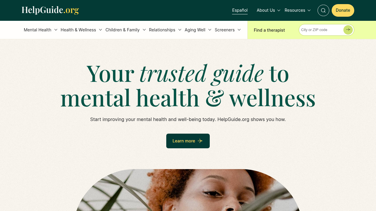 HelpGuide.org offers trusted, evidence-based information for improving mental and emotional health.