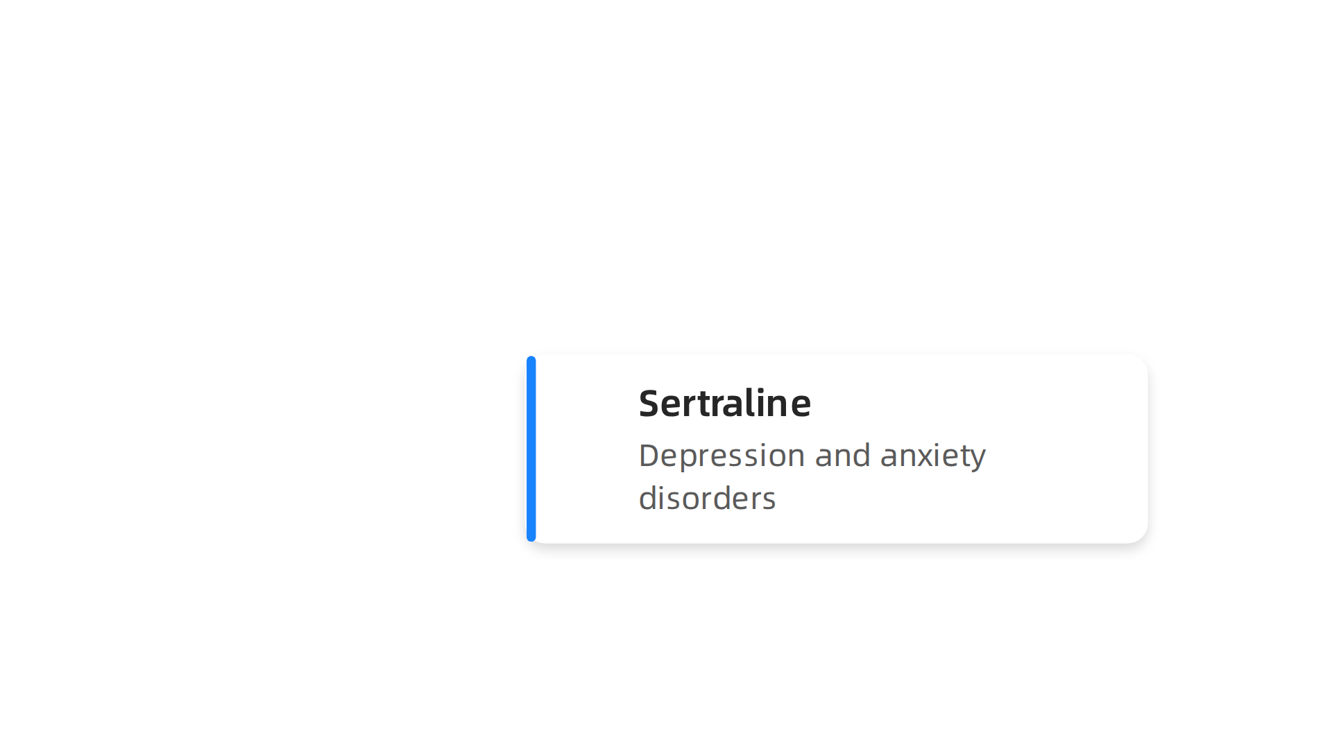 A quick reference to common antidepressant medicines, their generic and brand names, uses, and typical side effects.